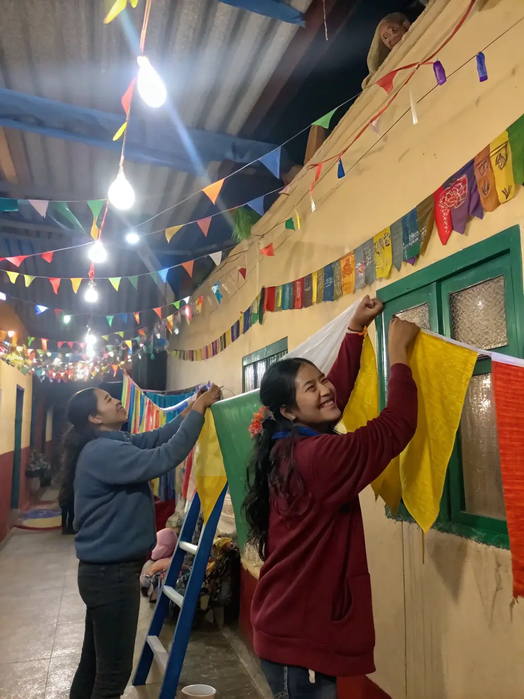 Volunteers setting up for a savate event, emphasizing the opportunity to contribute to the organization and support the sport's growth.